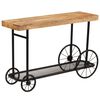 vidaXL konsoles galdiņ&scaron;, 115x36x76 cm, mango masīvkoks