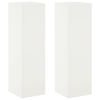 vidaXL Augu statīvs 2 pcs Balts 30 x 30 x 100 cm Tērauds