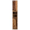 vidaXL vannas istabas skapis Old Wood 32x34x188,5 cm Engineered Wood