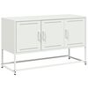 vidaXL TV skapītis, balts, 100,5x39x60,5 cm, tērauds