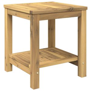 vidaXL Kafijas galdiņ&scaron; Baltais krāsojums 40,5 x 40 x 45 cm