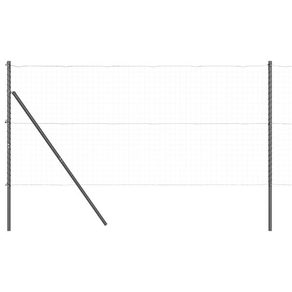 vidaXL Žoga āķis 26 pcs Pelēka 3,2 x 3,2 x 200 cm