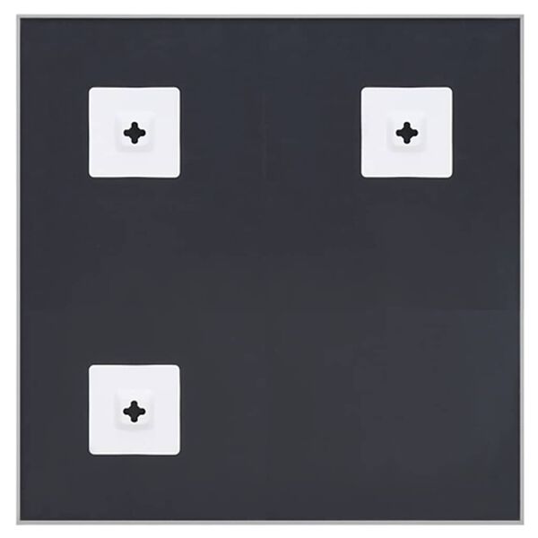 vidaXL spogulis, 60x60 cm, sudraba krāsā