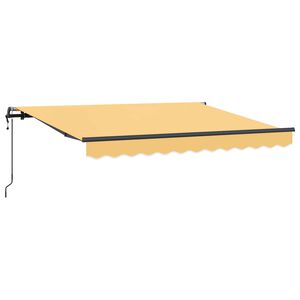 vidaXL Nolokāms markīze Smil&scaron;u 450 &times; 300 cm Audums un alumīnijs