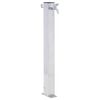 vidaXL dārza ūdens kolonna, 80 cm, nerūsējo&scaron;s tērauds, kvadrāta