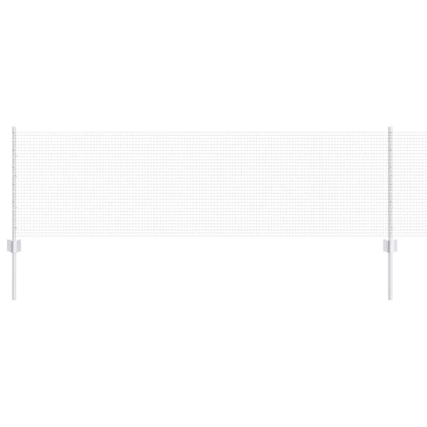 vidaXL Žogs ar stabu Sudraba 0,6 x 10 m Tērauds