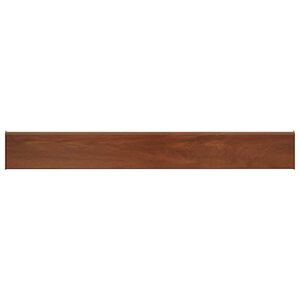 vidaXL Logu palodze Brūna koks 60 x 15 x 4,5 cm PVC