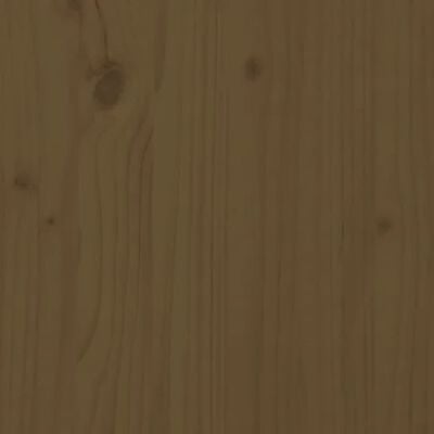 vidaXL naktsskapītis, medus brūns, 50x35x61,5 cm, priedes masīvkoks