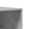 vidaXL skapis, 50x50x200 cm, betona pelēks, inženierijas koks