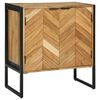 vidaXL Puse 70 x 35 x 75 cm Akācijas masīvkoks