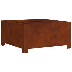 vidaXL Uguns bedre Brūna 60 x 60 x 30 cm Novecināts tērauds