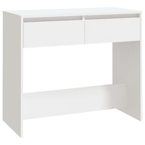 vidaXL konsoles galdiņ&scaron;, balts, 89x41x76,5 cm, inženierijas koks