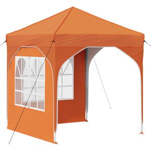 vidaXL Pop-up svinību teltis 192 x 192 x 245 cm Oranža