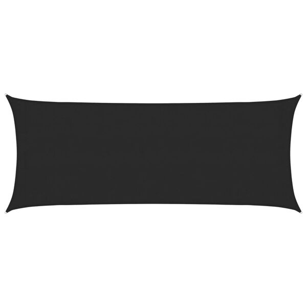 vidaXL saulessargs, 160 g/m&sup2;, melns, 2x5 m, HDPE