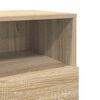 vidaXL naktsskapī&scaron;i, 2 gab., ar 2 atvilktnēm, ozola, 36x36x68 cm