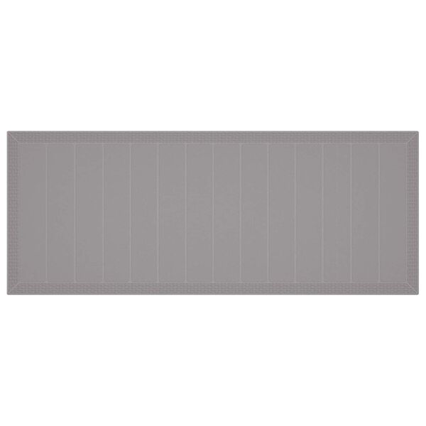 vidaXL Dārza ēdamgalds 9 pcs Gai&scaron;i pelēks Polt rattan