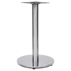 vidaXL bistro galda kāja, sudraba krāsā, &Oslash;45x72 cm, nerūsējo&scaron;ais tērauds