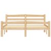 vidaXL gultas rāmis, priedes masīvkoks, 140x200 cm