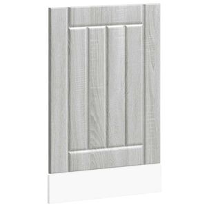 vidaXL trauku mazgājamās ma&scaron;īnas panelis "Lucca" Grey Sonoma