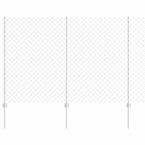 vidaXL Žogs ar stabu Sudraba