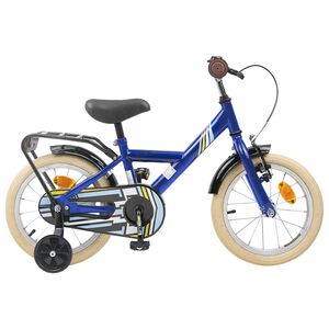 vidaXL Bērnu Velosipēds 12 Collas no 2-4 gadiem Tum&scaron;i zils