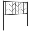 vidaXL rezerves galvgalis, metāls, melns, 90 cm
