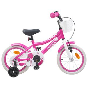 vidaXL Bērnu Velosipēds 12 Collas no 2-4 gadiem Rozā