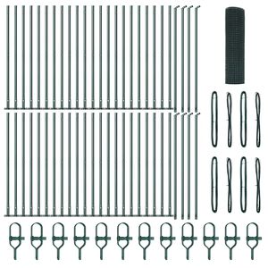 vidaXL Žoga āķis Zaļa