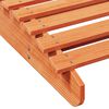 vidaXL sauļošanās zvilnis, vaska brūnas, 205x60x31,5 cm, priedes koks