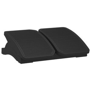 vidaXL kāju balsts, melns, 43,5x32,5x10,5 cm