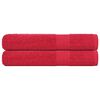 vidaXL pirts dvieļi, FROGN, 2 gab., sarkani, 80x200 cm, 360 g/m&sup2;
