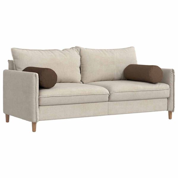 vidaXL Spilveni 2 pcs Brūna &Oslash; 25 x 70 cm audums