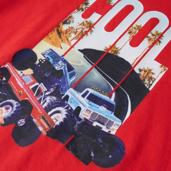 Bērnu T-krekls, sarkans, 104