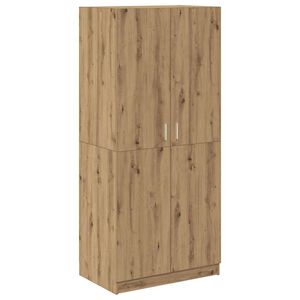 vidaXL Skapis Artisan Oak 80x52x180 cm Engineered Wood