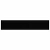 vidaXL sienas plaukts, melns, 120x23,5x3,8 cm, MDF