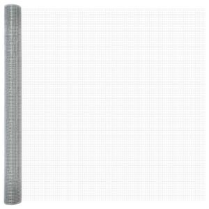 vidaXL Metinātās stieples žogs 5000 x 150 cm Sudraba