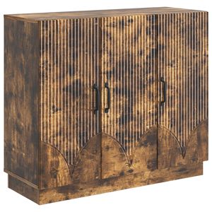 vidaXL Puse Kūpināts ozols 89 x 34,5 x 77 cm Inženierijas koks