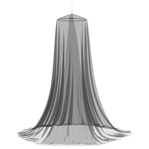 vidaXL Moskītu siets gultai 3 gab. 156 mesh Melns ⌀56 x 220 cm