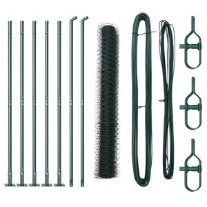 vidaXL Žoga āķis Zaļa