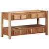 vidaXL Televizora skapīša Brūna 83 x 33 x 46 cm Pārstrādāts masīvkoks