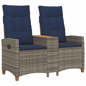 vidaXL Regulējams solis ar galdu 2 -Seater 126 x 65 x 112 cm