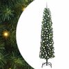 vidaXL Mākslīgā Ziemassvētku eglīte su 300 LED ar statīvu Zaļa 210 cm