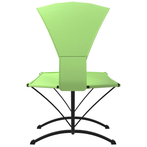 vidaXL āra atpūtas gulta ar jumtu, tērauds un zaļš Oksfordas audums