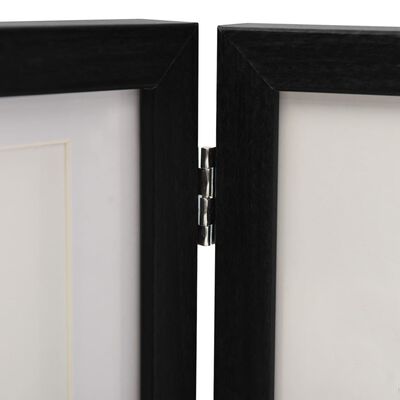 vidaXL 3-daļīgs foto rāmis, kolāža, melns, 22x15 cm+2x(10x15 cm)