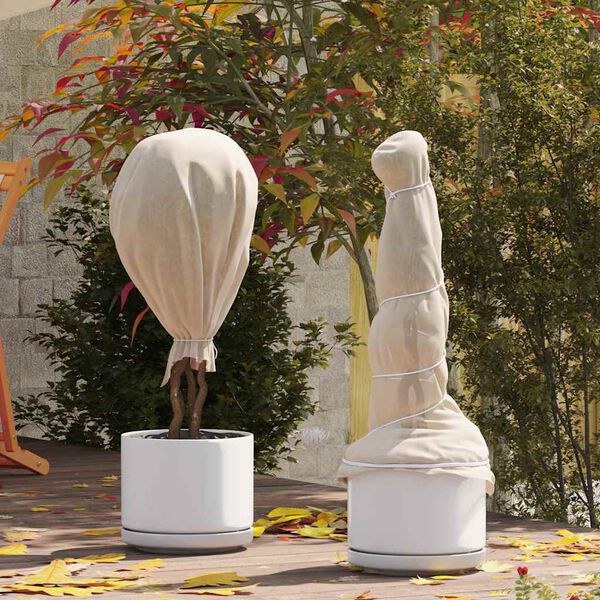 vidaXL Sals aizsardzības augu flīss Bē&scaron;a 100 x 1,6 m Nesintētā auduma