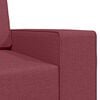 vidaXL Dīvāngulta 200cm Vīna sarkans audums