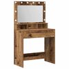 vidaXL Dressing galds Vecs koks 75,5 x 41 x 135 cm Inženierijas koks