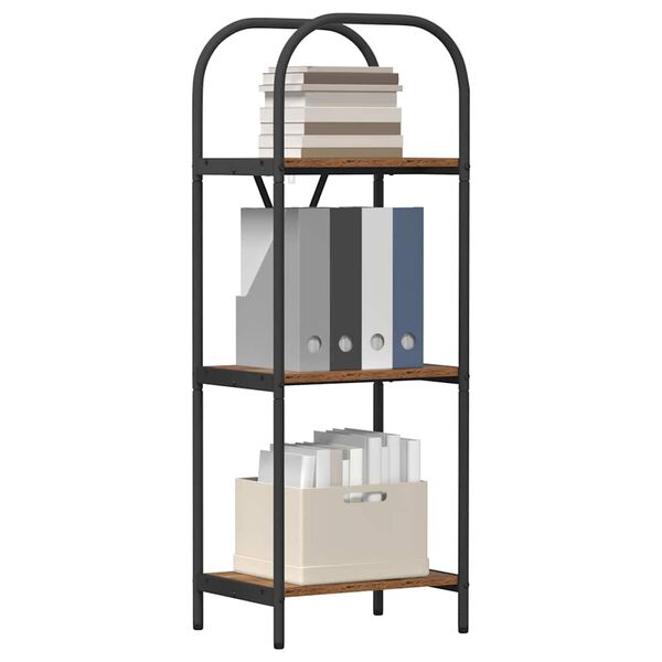 vidaXL Grāmatu plaukts Vecs koks 40 x 30 x 109 cm Inženierijas koks