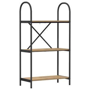 vidaXL Grāmatu plaukts 3 līmeņi 60 x 30 x 109 cm Inženierijas koks