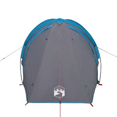 vidaXL kempinga telts 2 personām, zila, ūdensnecaurlaidīga
